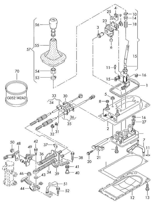 Schakelmechanisme oude type