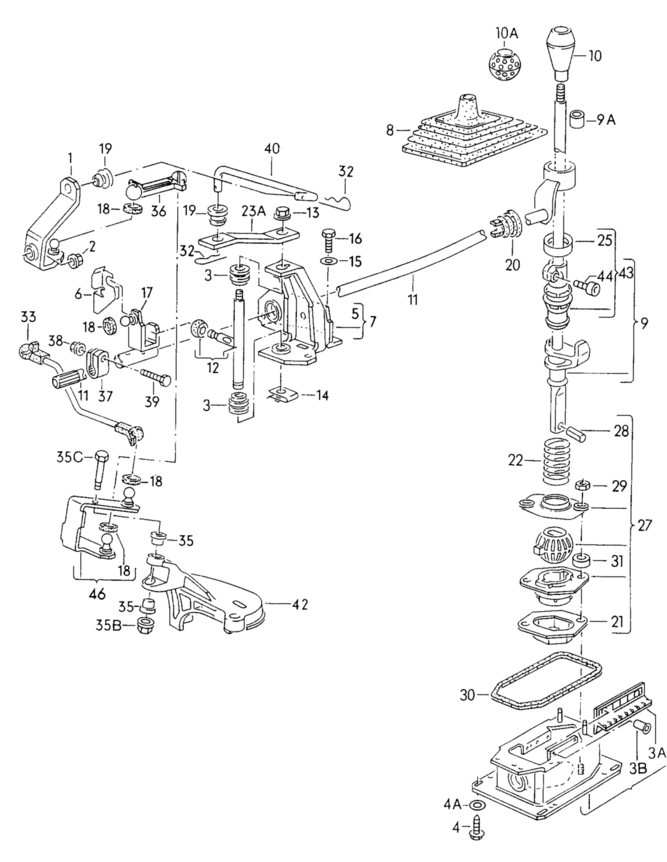 Selector rods 1.6-1.8