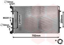 Radiateur 650x415x25