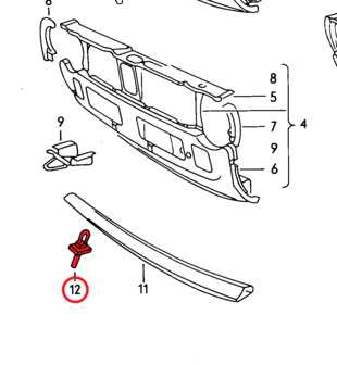 Clip spoiler en grill