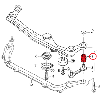 Rubber radiateurbalk