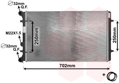 Radiateur 650x415x25