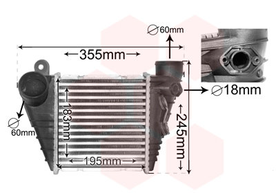 Intercooler 183 - 195 - 85