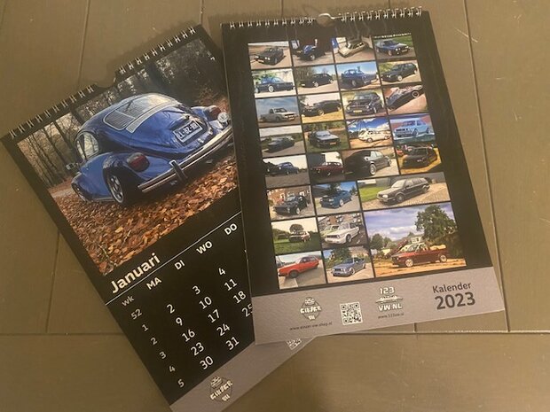 Kalender 2022 123VW & Einzer VW Shop