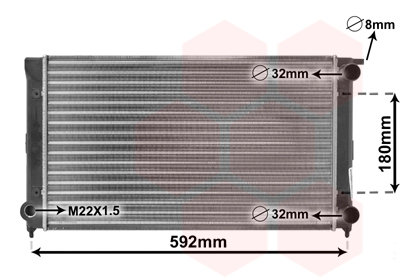 Radiateur 525 - 320 - 34